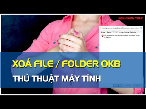 Video: Cách Ngăn Người Dùng Xóa Tệp