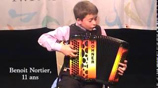 Accordéon: Coupe Mondiale 2006, Benoit Nortier, 11 ans.