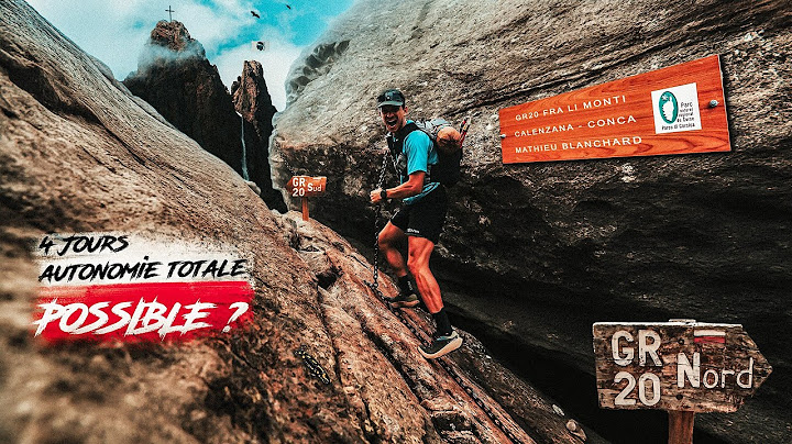 GR20 EN 4 JOURS | L'aventure en autonomie totale, possible?