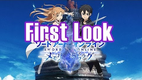 Sword Art Online: Memory Defrag (first look)ENGLISH