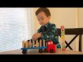 Wood Truck Toy With Letters