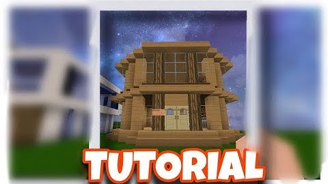 Super Easy wooden modern house tutorial in skyblock Blockman Go 🤩🎮 #skyblock #blockmango