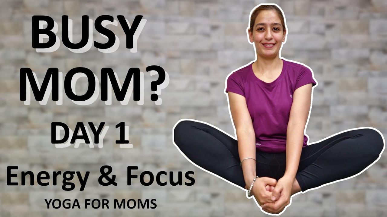 20-Minute Busy Mom Reset | Day 1 | Energy & Focus | No Equipment Required | Quick Work Routine