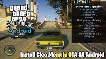 (No Root) Install Cleo Menu In GTA SA Android Lite/Original II 2020 II New Trick II