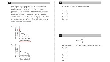 SAT Test 10, Section 4, 3-5