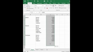 Subtotal shortcut in excel #Subtotal #Shorts