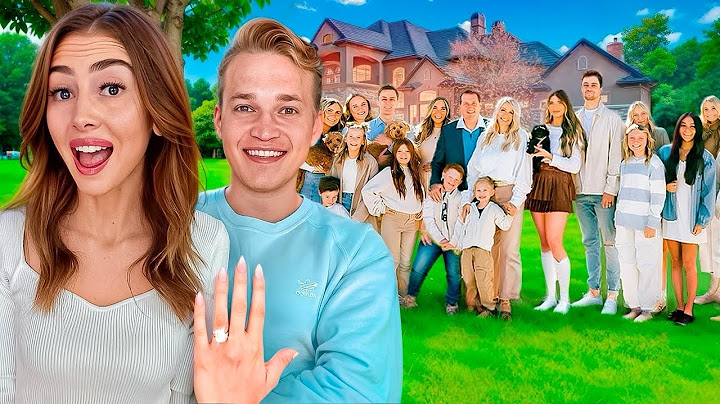 Telling My Family Of 18 We're Engaged!
