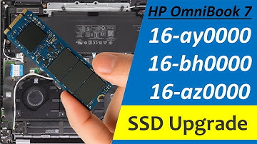 HP OmniBook 7 Laptop SSD Upgrade Tutorial – Full Disassembly & SSD Installation Guide 2025