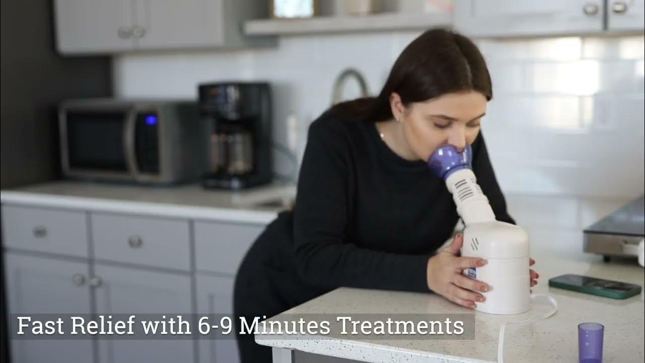 MABIS Facial Steamer, Steam Inhaler, Vaporizer or Vocal Steamer with