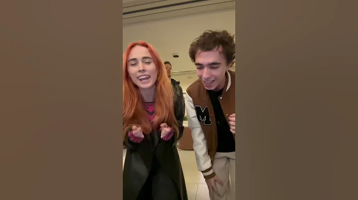 You can't believe who came into our singing video!!