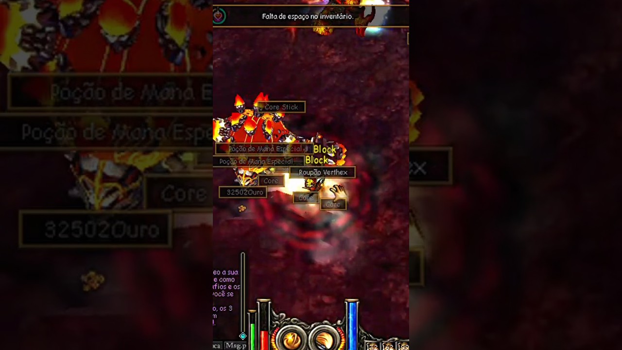 Gzzzzz! Dropei Verthex em Coração de Fogo. 