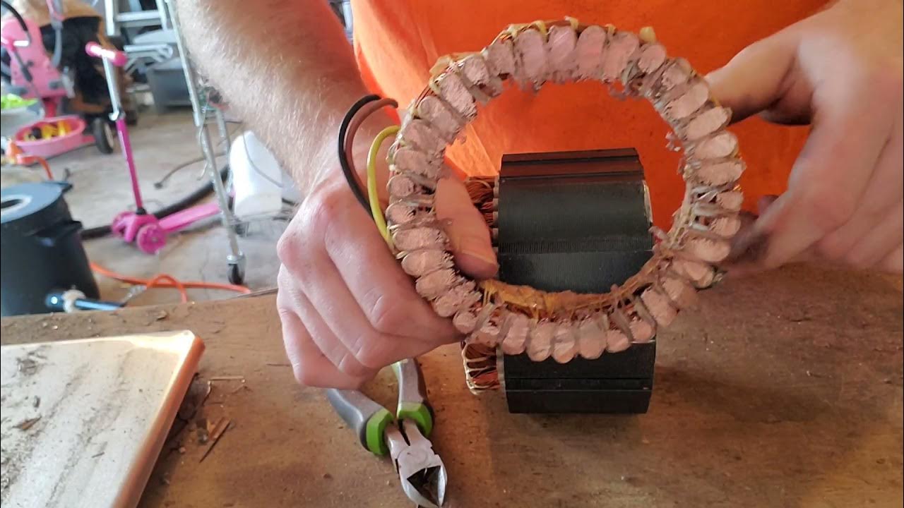How to get copper out of an electric motor. (ep11) YouTube