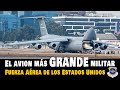 C-5M Super Galaxy El avión más GRANDE de EE. UU. en Guatemala Aeropuerto La Aurora.