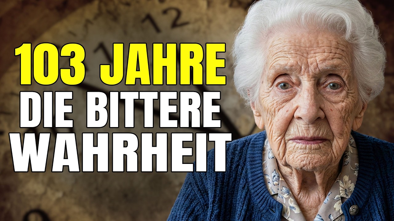 Ich bin 103 Jahre alt: 10 harte Wahrheiten über Glück, die niemand hören will !