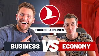 TURKISH AIRLINES SHOWDOWN: Business Class vs Economy | Istanbul - London