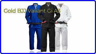 REVIEW (2026): Gold BJJ Valiant Gi A3. First Look.