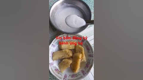 Đặc sản miền tây. Bánh chuối hấp nước cốt dừa