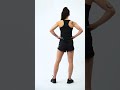 Video: NEBBIA FIT Activewear tílko "Racer back" černá