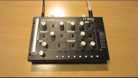 How to add Gate In, Pitch Bend and Volume to a Moog Werkstatt