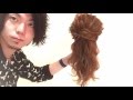 くるりんぱスティックで作るナチュラルハーフアップ♡