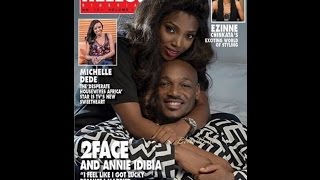 2face and Annie Idibia loved up for Hello Nigeria Magazine