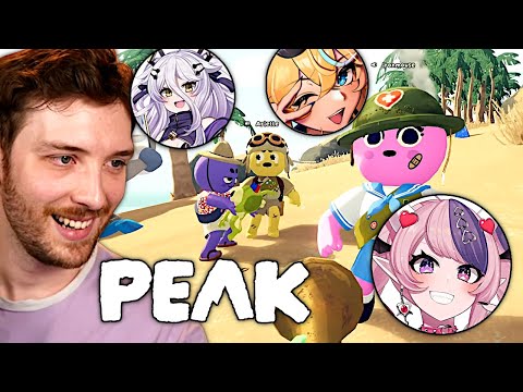 Playing PEAK With Ironmouse, Henya & Arielle!