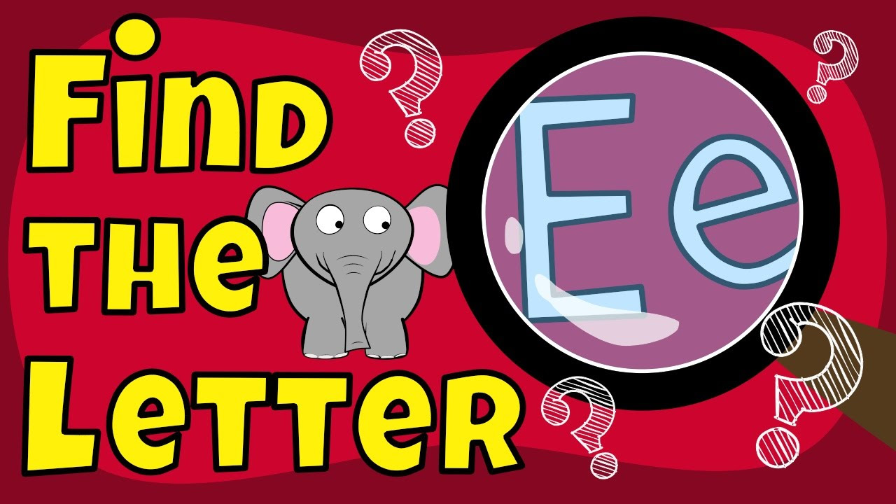 Letter Game | Find the Letter E | The Singing Walrus