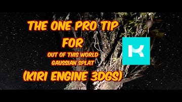 PRO 3D Gaussian Splat scanning tips you need!