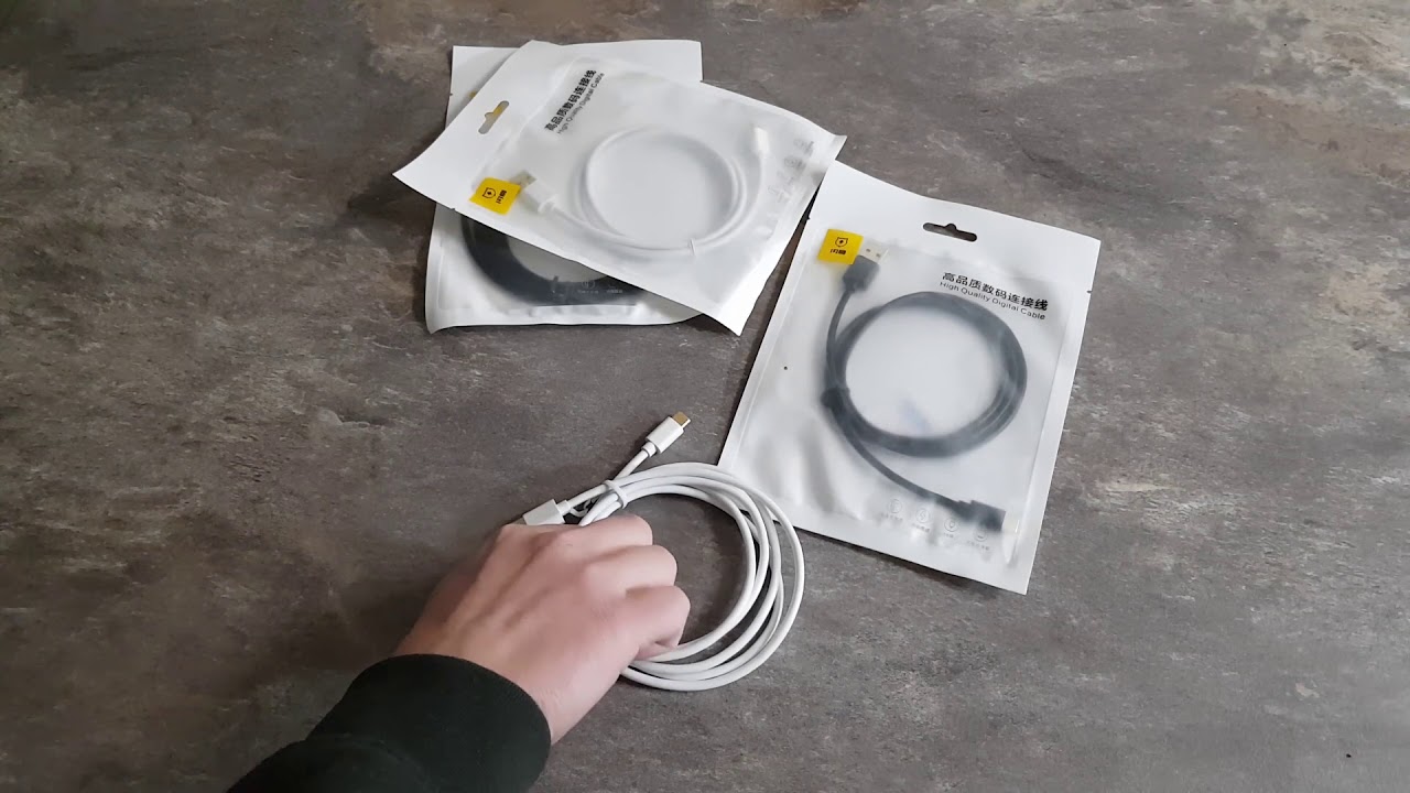 Кабель Type-C SmartDevil черный и белый.