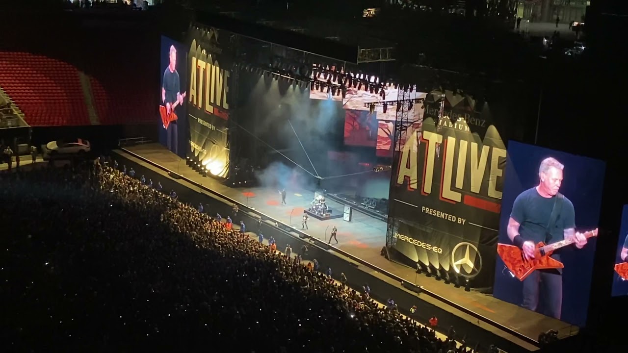 Metallica Mercedes Benz Stadium 2021—Fade to Black and going into Master of Puppets