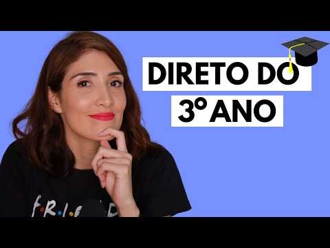 COMO ESTUDAR NO TERCEIRO ANO | Pra passar DIRETO