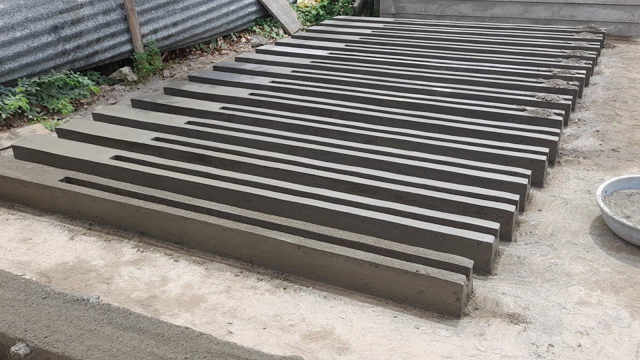 Compound Posts cement compound pole making | RCC compound post | Cement and Fiber ...