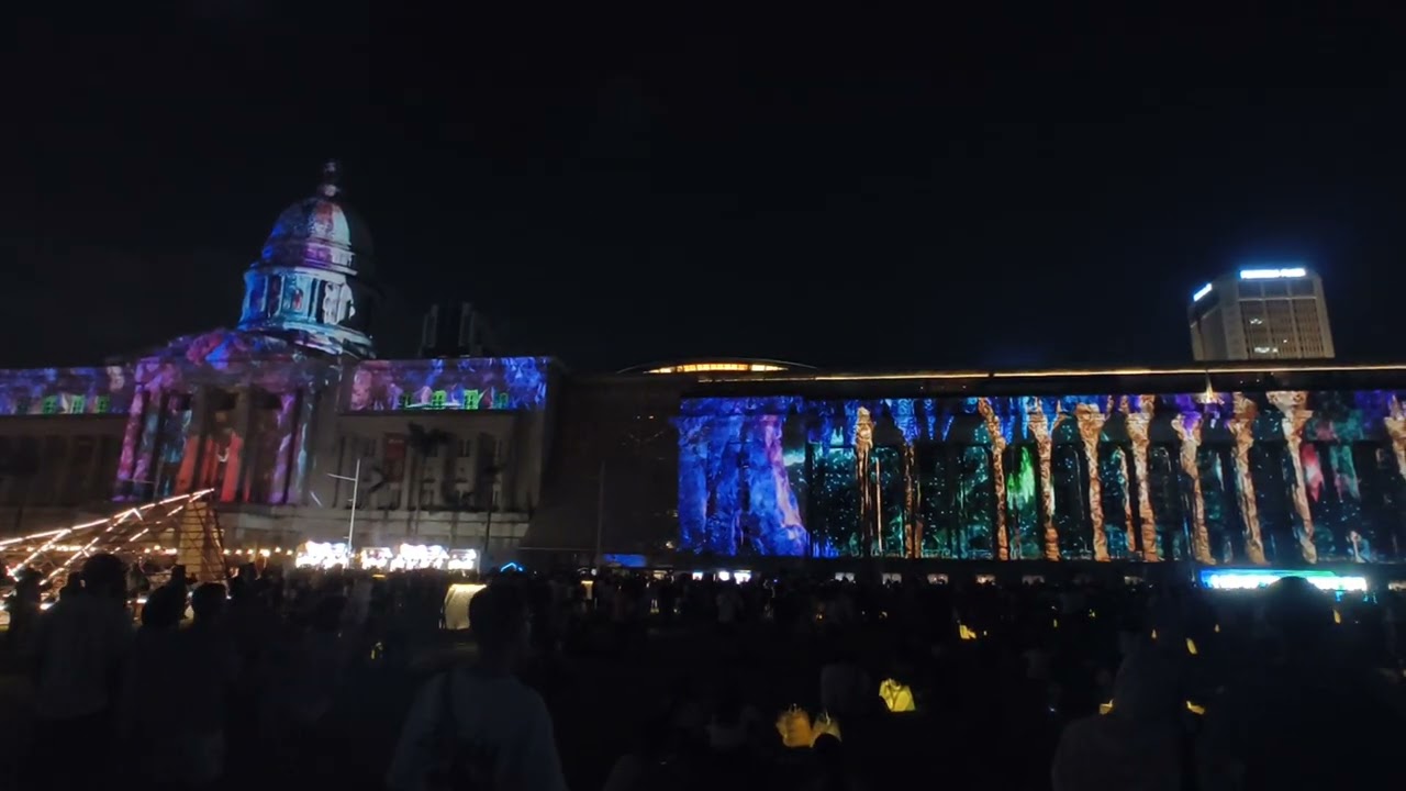 Audio Visual Capture | Light To Night Singapore 2026 National Gallery Facade Projection 