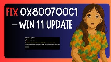 How To FIX 0x800700c1 Error on Windows 11 Update