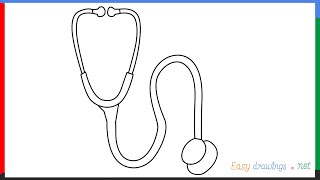 How To Draw A Stethoscope Step by Step for Beginners