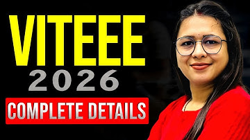 All About VITEEE 2026 ✅ | Eligibility, Exam Pattern, Syllabus, Placement | By Komal Mam 