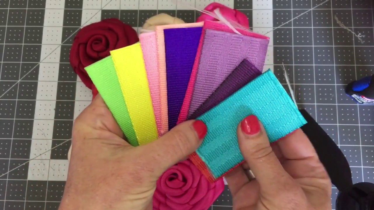 DIY Seat Belt Roses, tutorial, how to YouTube