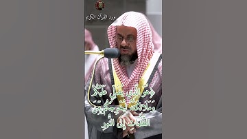 ﴿يَا أَيُّهَا الَّذِينَ آمَنُوا اذْكُرُوا اللَّهَ..﴾اذكروالله دائماوابدا تلاوة الشيخ  #سعود_الشريم