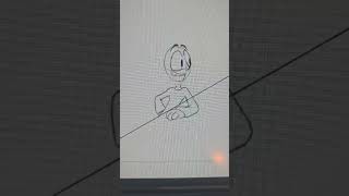 😁 Tanner's original self taught animated cartoon WIP #ramblingrhonda #luckytoonman