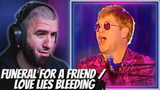 FIRST TIME HEARING Elton John - Funeral For A Friend / Love Lies Bleeding (Live At MSG) | REACTION