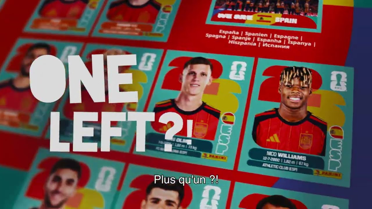 Collection Panini Stickers Coupe du Monde de la FIFA 2026ᵀᴹ (30s)