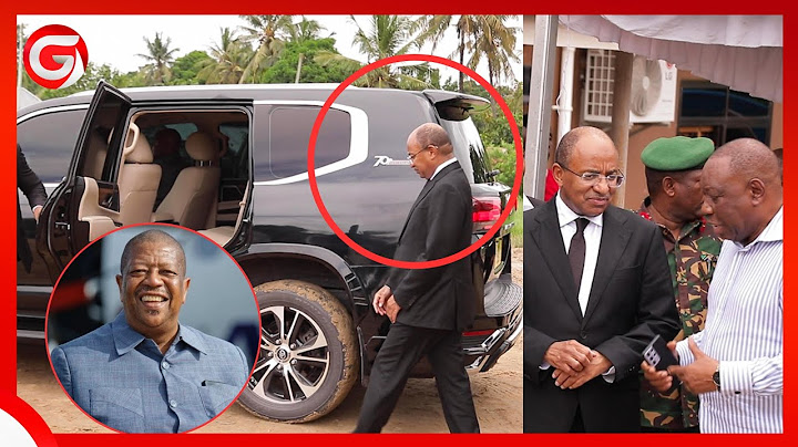 RAIS MWINYI AKIONDOKA MSIBANI kwa CHARLES HILARY -  ASALIMIANA na TIDO MUHANDA - CHEKI MSAFARA...