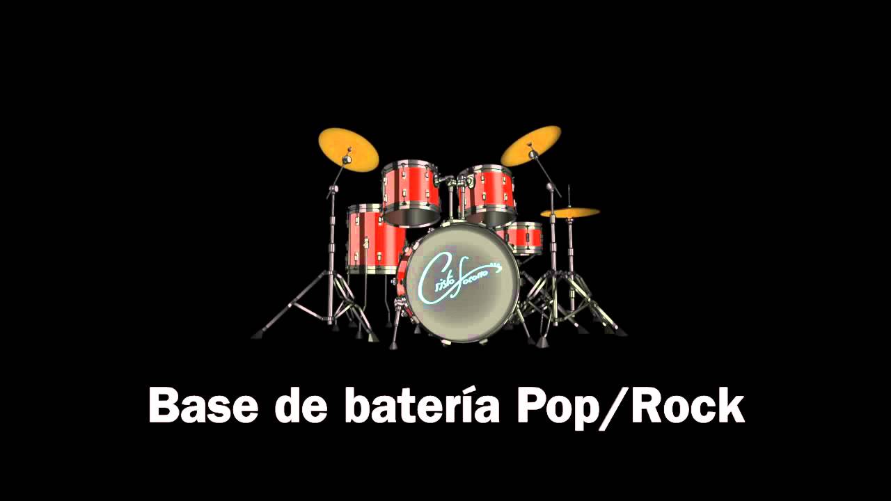 Base de BATERÍA POP/ROCK 4/4 120BPM🥁