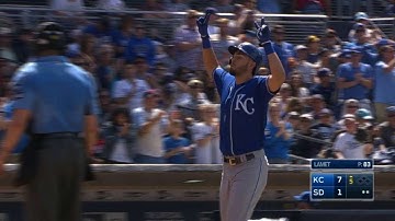 KC@SD: Hosmer jacks a two-run homer to right-center