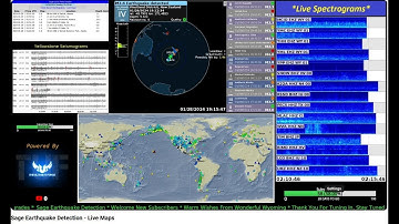 Sage Earthquake Detection - Live Maps