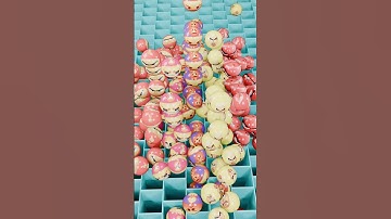 🔥 "Angry Emoji Drops PERFECTLY on the Grid 😡💥 #satisfyling #oddlysatisfying #asmr #animation #loop