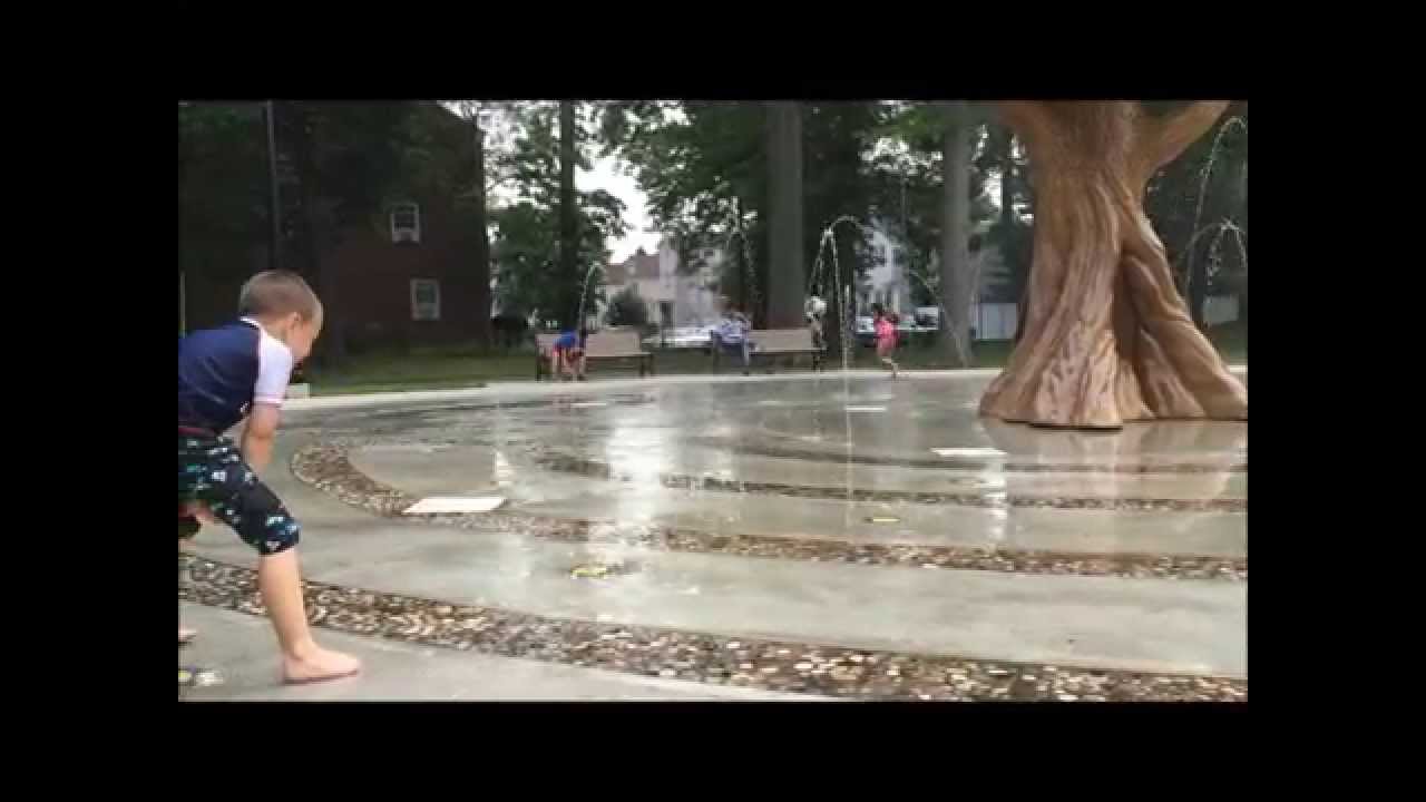 Warinanco Park Splash Pad in Union County, New Jersey YouTube