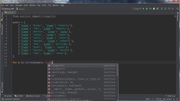 Python Programming Tutorial   55  -  Dictionary Multiple Key Sort