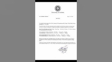 Calcutta University 4th Sem Result Date CCF AND CBCS System Both