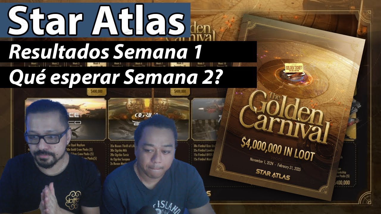 Star Atlas. Resultados Semana 1 Golden Tickets. Token RFR otra forma de ganar. Analisis POLIS ATLAS